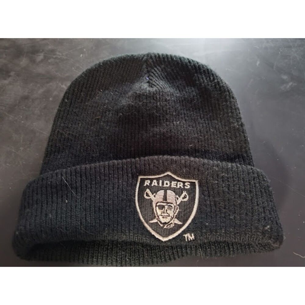 Vintage 90's Los Angeles Raiders Nike Pro Line Football Beanie H60206